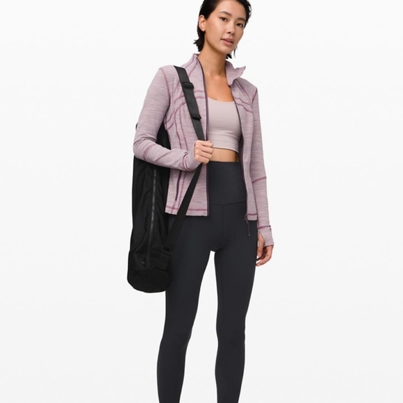 Lululemon Define Jacket Wee Are From Space Frosted Mulberry Black Currant Stripe - Picture 2 of 15